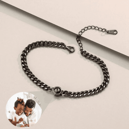 Conjunto Colar + Pulseira Masculina - Foto Personalizável Position 4
