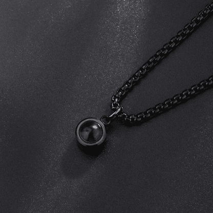 Conjunto Colar + Pulseira Masculina - Foto Personalizável Position 3