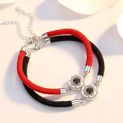 Par de Pulseiras - Eu te amo" em 100 idiomas Position 2