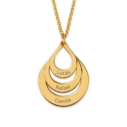 Colar "Elos de Vida" – Os Nomes que se Encaixam no Seu Coração (Personalizável) Position 1