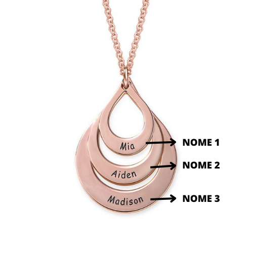 Colar "Elos de Vida" – Os Nomes que se Encaixam no Seu Coração (Personalizável) Position 7