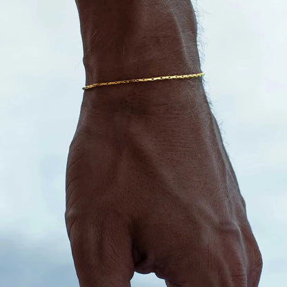 Pulseira Masculina Banhado a Ouro 18k Position 2