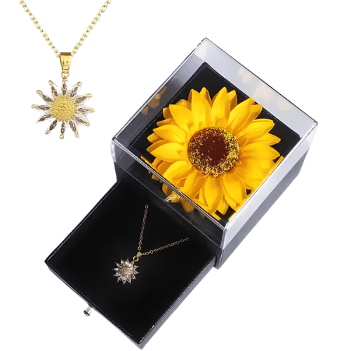 Colar Meu Raio de Sol  + Caixa Girassol Position 1