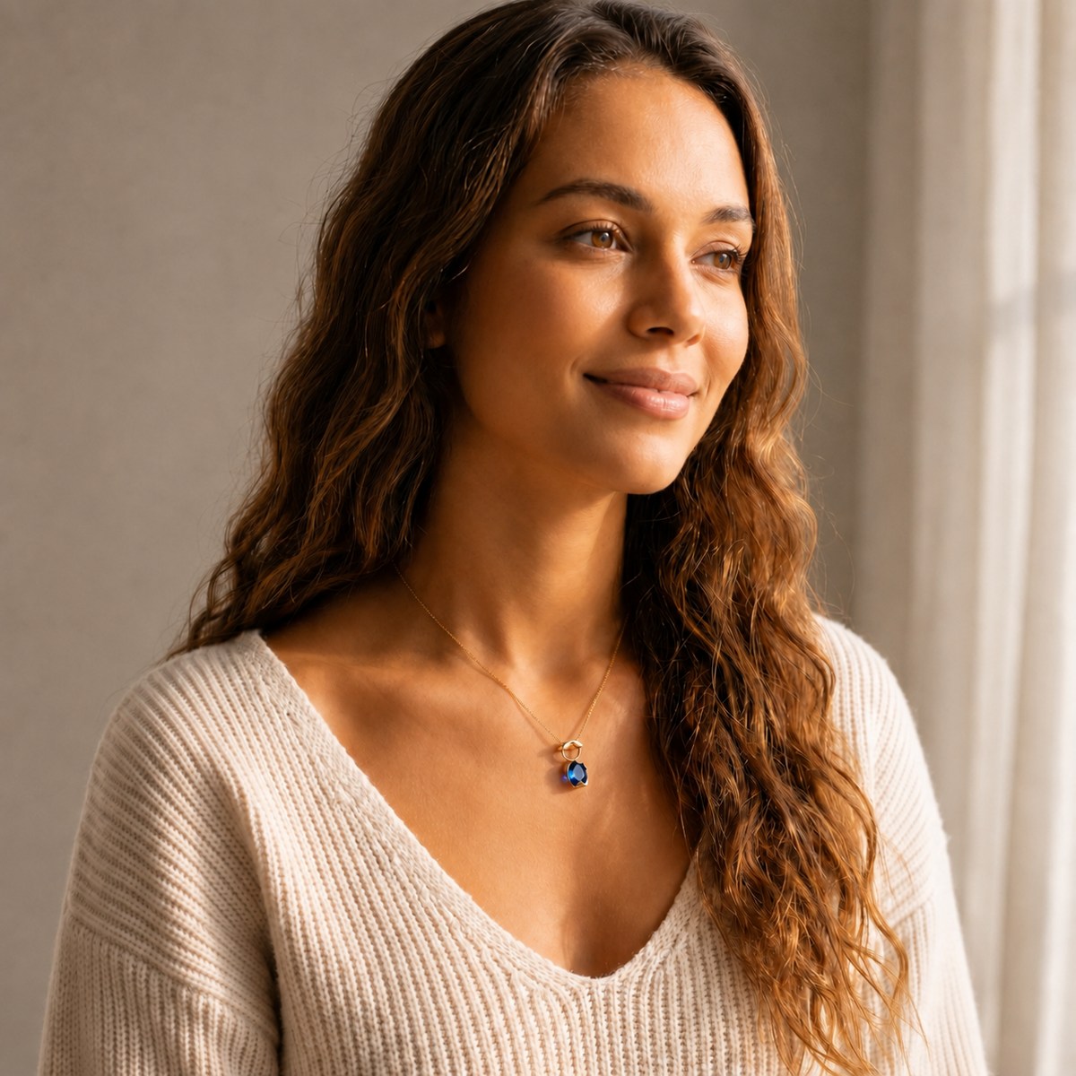 Colar Mãe e Filhos – Laço Eterno Com Zircônias e Banho Ouro 18k