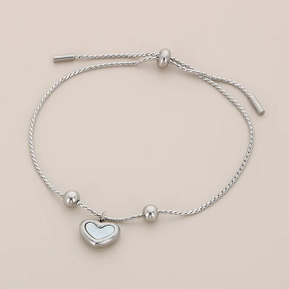 Pulseira Coração Pérola Banhado em Ouro 18k Position 7