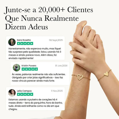 Pulseiras Coração Conectado - Mãe & Filha