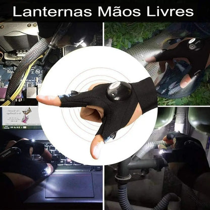 Luva Lanterna LED À Prova D'água - UltraLed [COMPRE 1 E LEVE 2]