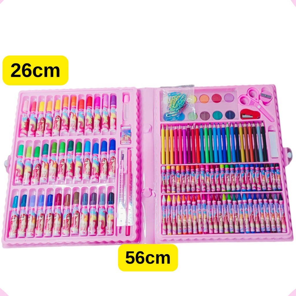 Maleta Criativa UniArt – 150 Peças para Desenhar e Colorir