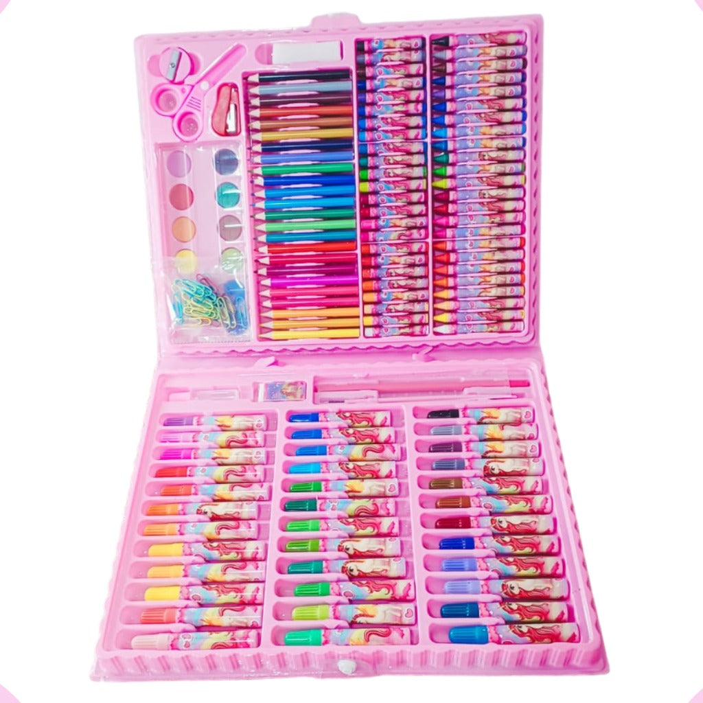 Maleta Criativa UniArt – 150 Peças para Desenhar e Colorir