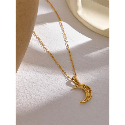 Colar Encanto Lunar Banhado a Ouro 18k Position 3